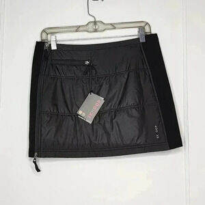 NWT Skhoop Katarina Mini Skirt Size Small Black Winter Ski Comfort